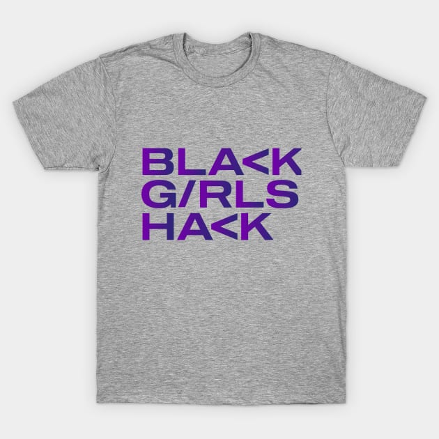 BGH Text Logo Floating T-Shirt by BlackGirlsHack